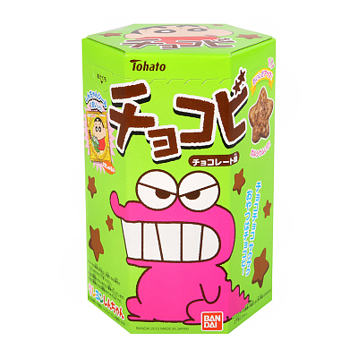 Tohato 蜡笔小新 粟米星 巧克力饼干 25g