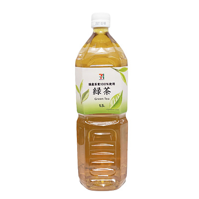 日本711自有品牌 绿茶 1.5L