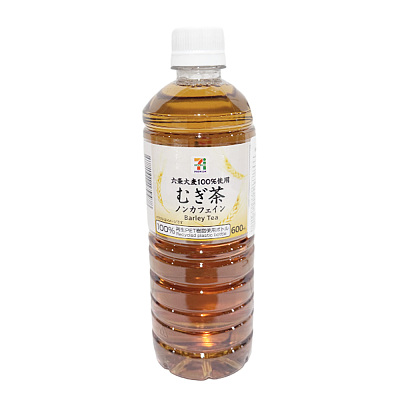 日本711自有品牌 无咖啡因 100%大麦茶 600ml