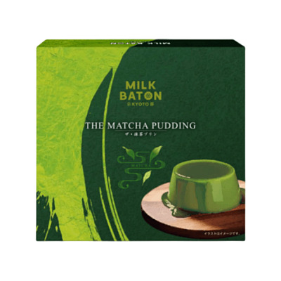Milk Baton 伴手礼 京都抹茶布丁 184g