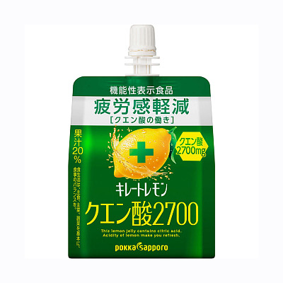 Pokka 萃取柠檬酸2700果冻 165g