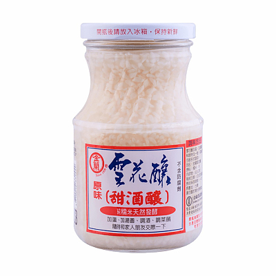 金兰 雪花酿 甜酒酿 玻璃瓶装 500g