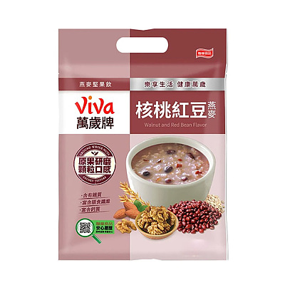 万岁牌 燕麦坚果饮 核桃红豆味 320g