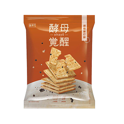 盛香珍 酵母觉醒 胡椒苏打饼 280g