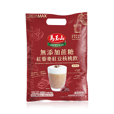 马玉山 无添加蔗糖 红藜麦红豆核桃饮 30g*12包入