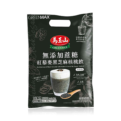马玉山 无添加蔗糖 红藜麦黑芝麻核桃饮 30g*12包入