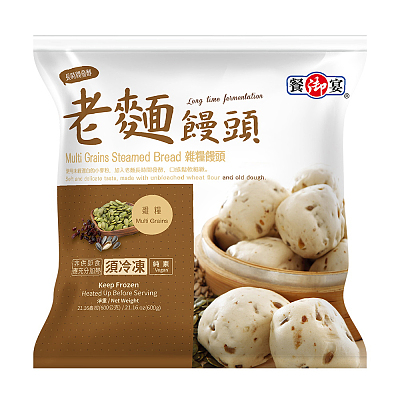 【冻】餐御宴 杂粮馒头 600g