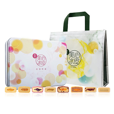 【冻】香港美心 森雪果园冰皮月饼礼盒 8块入 480g