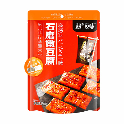 超友味 石磨嫩豆腐 烧烤味 158g