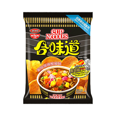 合味道 薄脆薯片 黑胡椒蟹味 60g