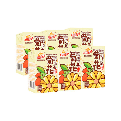 阳光先生 菊花杞子凉茶 250ml*6盒