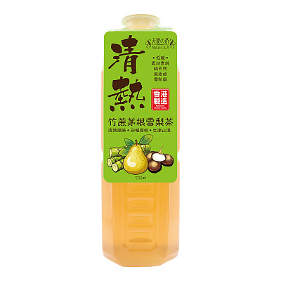 香港出品 天使之茶 清热 竹蔗茅根雪梨茶 500ml
