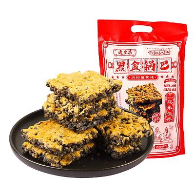 逸生昌 黑金锅巴 208g/两个口味可选
