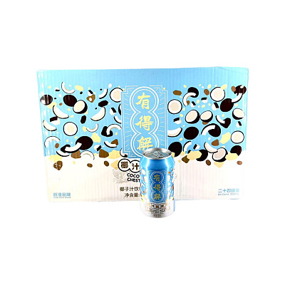【整箱】有得解 椰汁马蹄爽 300ml*24罐