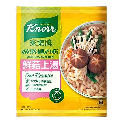 家乐 快熟通心粉 鲜菇上汤味 80g
