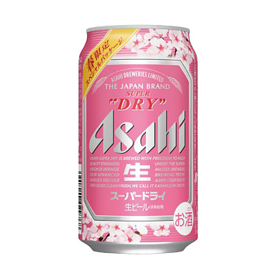 朝日 樱花口味 啤酒 酒精含量5% 350ml