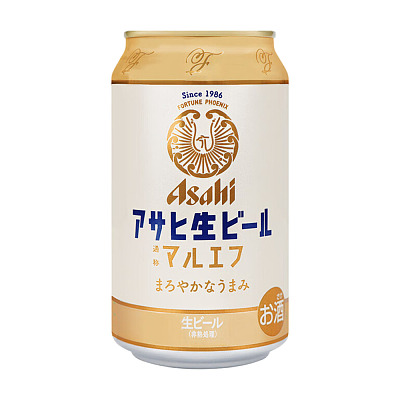Asahi 朝日 超爽生啤酒 酒精含量 4.5% 350ml