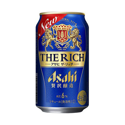 Asahi The Rich 啤酒 酒精含量6% 350ml
