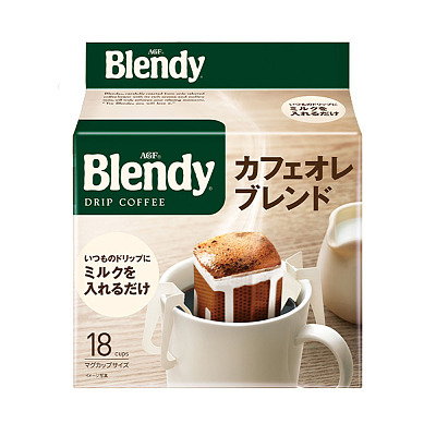 AGF Blendy 挂耳拿铁咖啡 18包入 126g