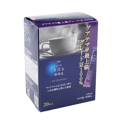 AGF 赘沢咖啡店 危地马拉顶级黑咖啡 20包入 40g