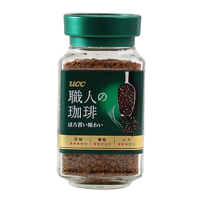 UCC 职人咖啡粉 浓苦乐啡 绿瓶装 90g