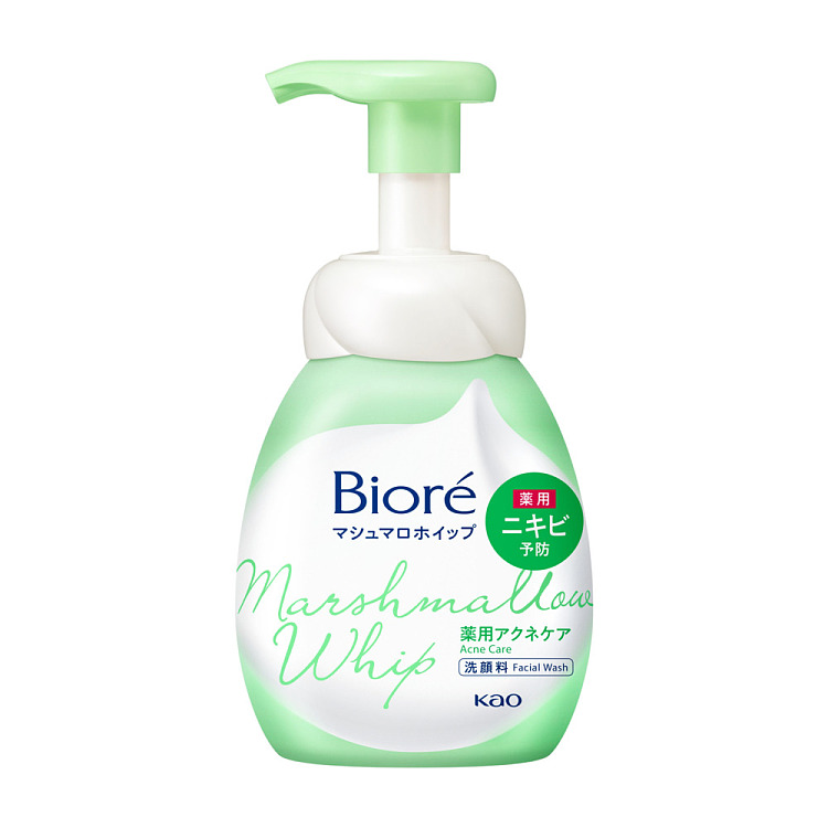kao-biore-cotton-candy-foaming-face-wash-green-refreshing-oil-control-150ml-2