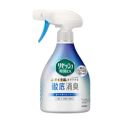 花王 EX除菌香氛喷雾 清新淡香 蓝白色 370ml