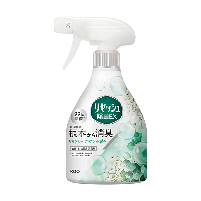 花王 液体消臭除菌芳香剂 舒缓皂香 370ml