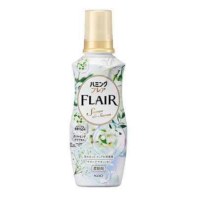 花王 FLAIR 衣物柔顺剂 清新皂香 520ml