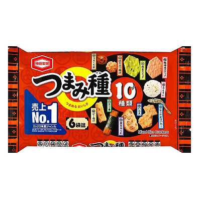 龟田制果 混合米果零食 6袋入 120g