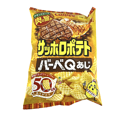 Calbee 卡乐比 札幌烧烤味网格薯片 72g