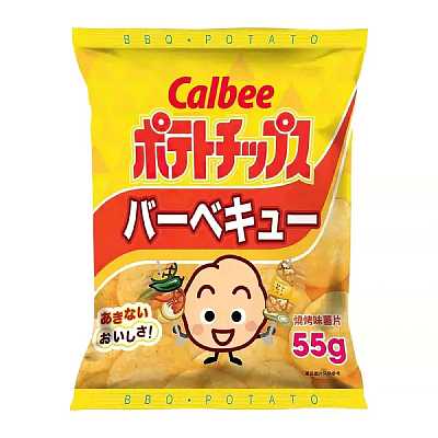 Calbee 卡乐比 薯片 烧烤味 55g
