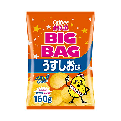 Calbee 卡乐比 超大包薯片 淡盐味 160g