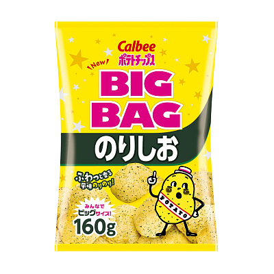 Calbee 卡乐比 超大包薯片 盐味 160g