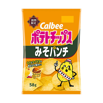 Calbee 薯片 味噌口味 58g