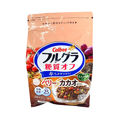 卡乐比 低卡水果麦片 可可莓味 550g