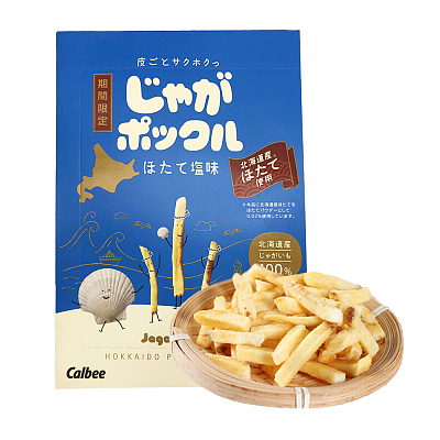 Calbee 马铃薯/扇贝休闲零食 10袋入 180g