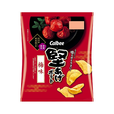 Calbee 坚系列薯片 李子梅味 60g
