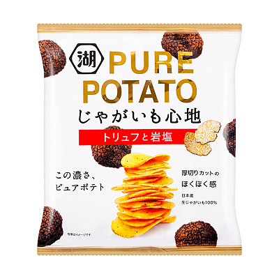 湖池屋 厚切薯片 黑松露岩盐味 52g