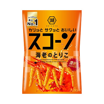 湖池屋  粟米条 浓香鲜虾味 70g