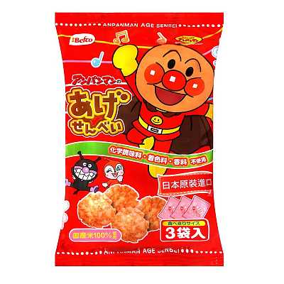 Befco 面包超人 炸米饼 3袋入 57g