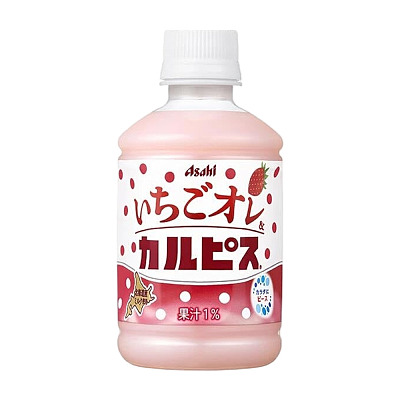 Asahi 可尔必思 乳酸菌饮料 草莓味 280ml