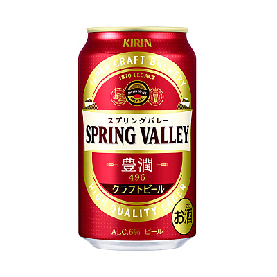 麒麟 春谷Hojun496 啤酒 酒精含量6% 350ml
