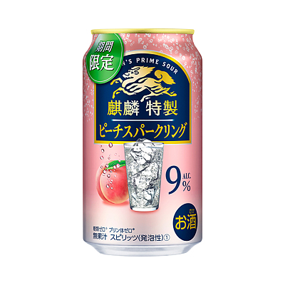 Kirin 麒麟特级 夏季限定 桃子气泡酒 酒精度≥9% 罐装 350ml