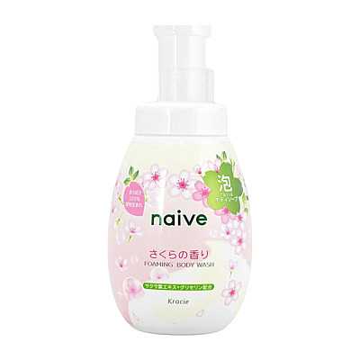Kracie Naive 沐浴露 限定樱花香 600ml