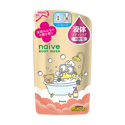 Kracie Naive 沐浴露 限定小黄人 替换装 360ML