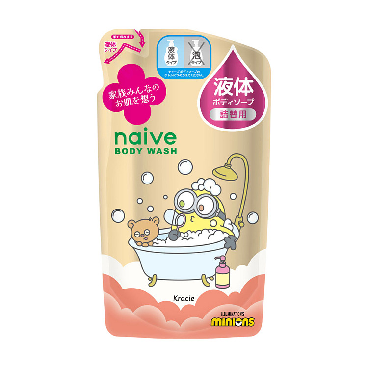 kracie-naive-minions-limited-edition-shower-gel-refill-360-ml-1