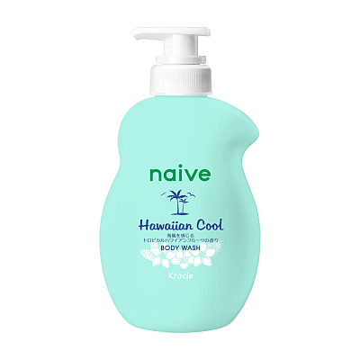 Kracie Naive 沐浴露530ml 夏威夷酷爽款