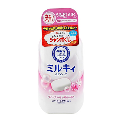 Cow 牛乳石碱 牛奶精华沐浴乳 粉红花香 500ml