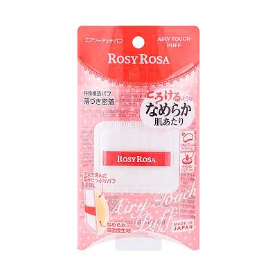 Rosy Rosa 棉花糖粉扑 干湿两用 方型 1个装